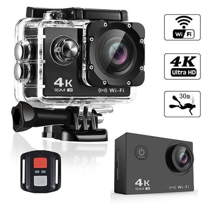 CAMARA 4K DEPORTIVA CON CONTROL